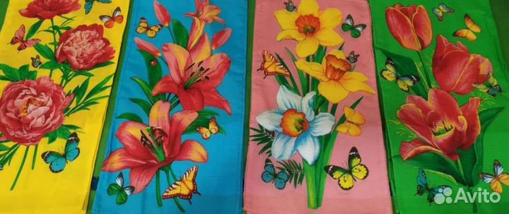 Полотенца вафельное