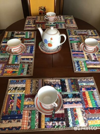 Продаю ланчматы лоскутные - 4 шт