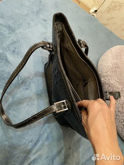 Сумка женская натуральная кожа под крокодила