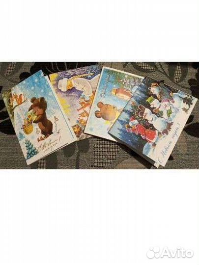 Открытки новые в стиле СССР (современные)