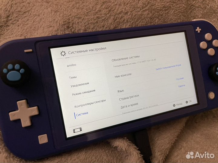 Nintendo switch lite прошитая новая 256sd