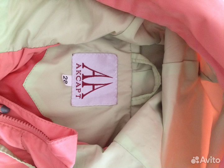 Ветровка-плащ для девочки 104-110