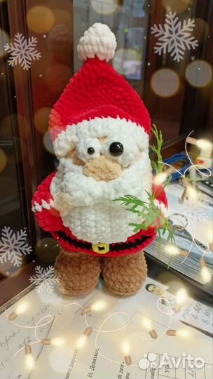 Мягкая игрушка дед мороз