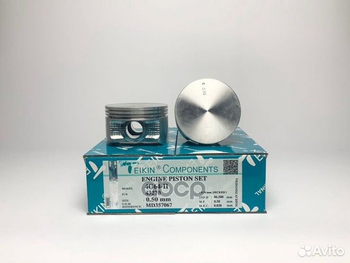 Поршни (к-т 4 шт) mitsubishi airtrek 02-04/galant