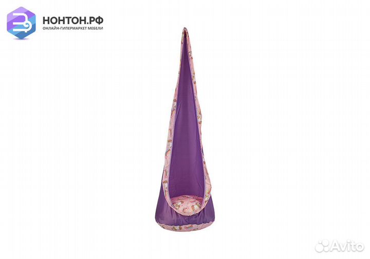 Детское подвесное кресло Polini kids Кокон фиолето