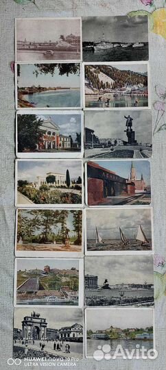 Открытки СССР, Города 40-50-60е года