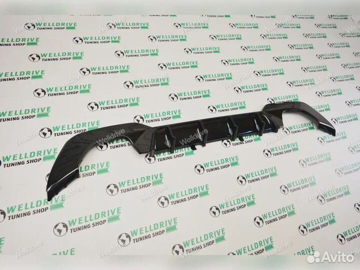 Диффузор задний BMW 3 G20 Agressor черный глянец