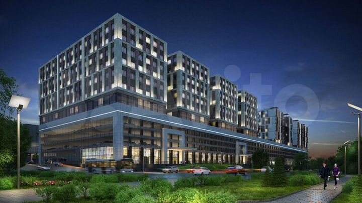 1-к. квартира, 49,3 м², 8/15 эт.