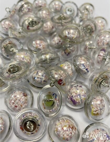 Пуговицы стекло