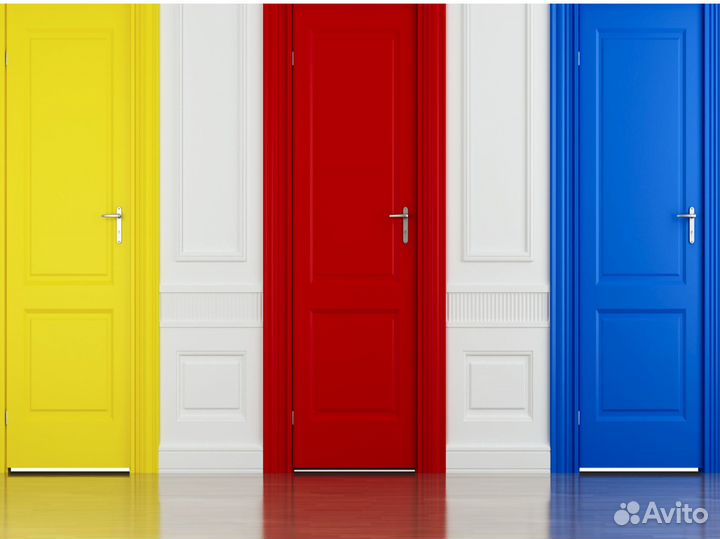 Перекраска межкомнатных дверей мдф