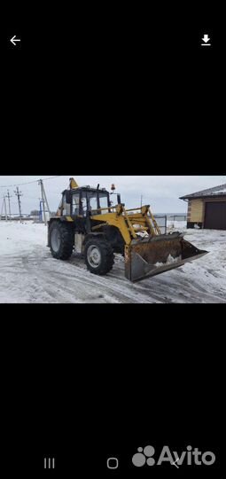 Услуги трактора погрузчик-экскаватор