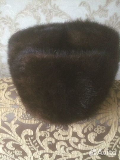 Шапка обманка из норки 58-59 р-р