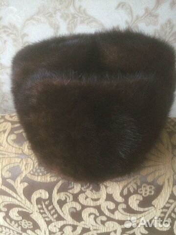 Шапка обманка из норки 58-59 р-р