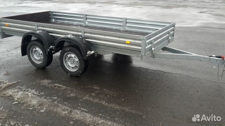 Прицеп легковой двухосный мзса 345х152см,дер вил.Е