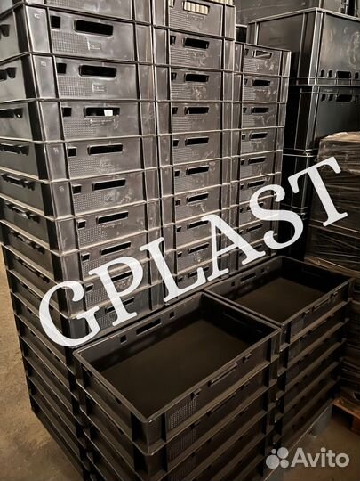 Пластиковые Ящики для Мяса Е1, Е2, Е2 склад Казань