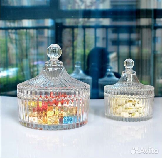 Набор Царских баночек из 3 шт, банки для сыпучих