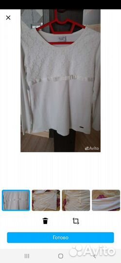 Блузка школьная на рост 152