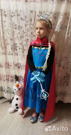 Походные платья Эльзы и Анны, Олаф, парики, все ра