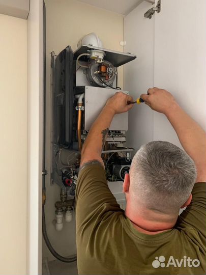 Срочный ремонт газовой,дизельного котла, промывка