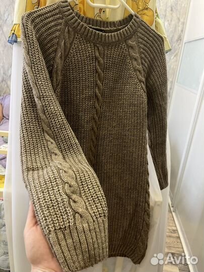 Платье свитер