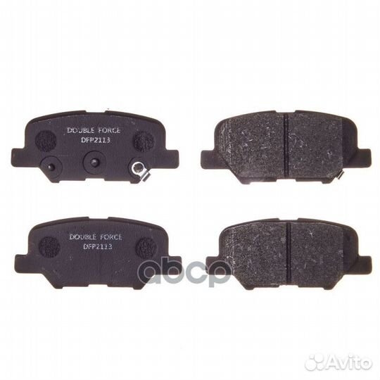 Колодки тормозные дисковые Double Force 1609899