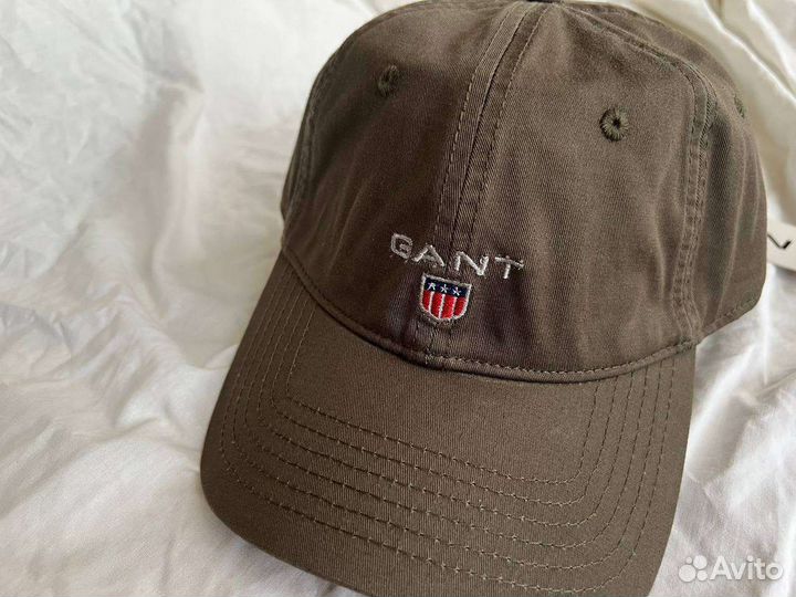 Кепка бейсболка Gant хаки новая