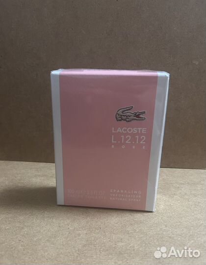 Lacoste l.12.12 rose 100 мл оригинал