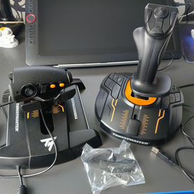 Джойстик ThrustMaster T-16000M FCS hotas черный