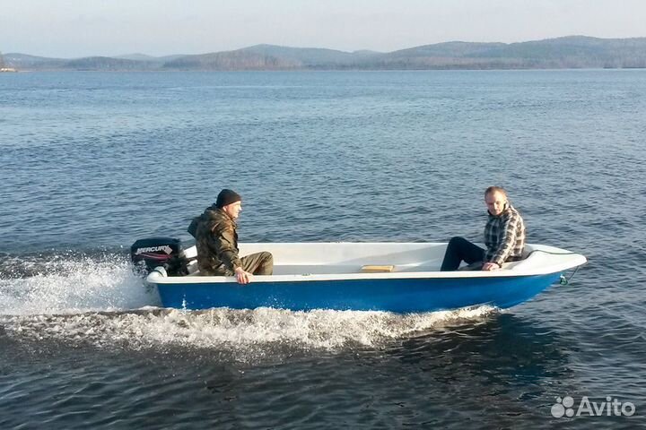 Моторная лодка с вёслами Виза Легант-390 Моторка