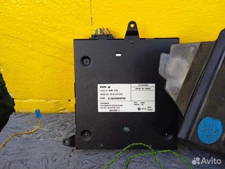 Бмв е39 седан Комплект хай-фай hi-fi музик
