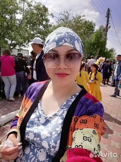 Сумка шоппер и косынка, хлопок