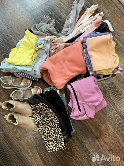 Одежда пакетом, книги, обувь