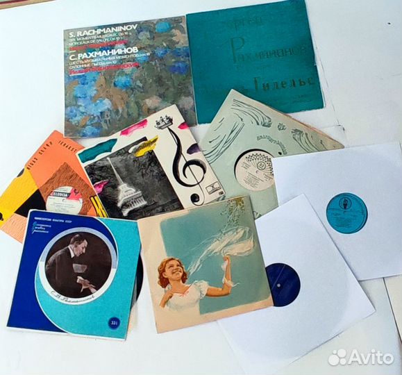 Виниловые пластинки. СССР. Творчество Рахманинова