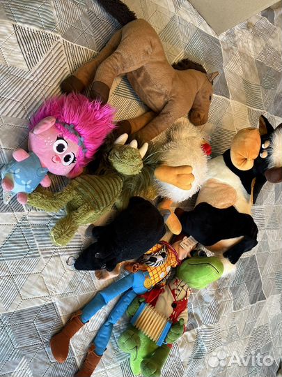 Мягкие игрушки пакетом