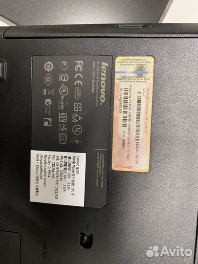 Ноутбук lenovo g570