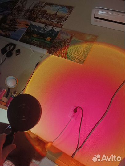 Лампа LED проектор закат