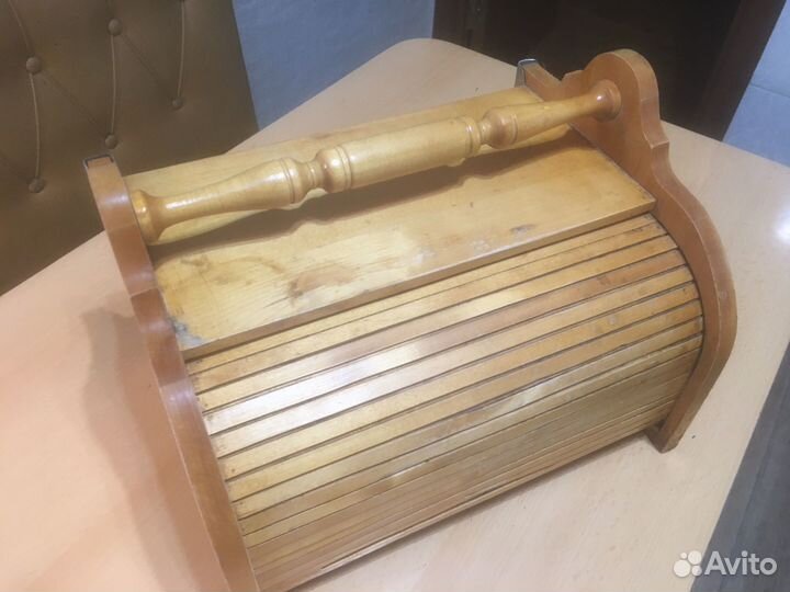 Хлебница деревянная СССР