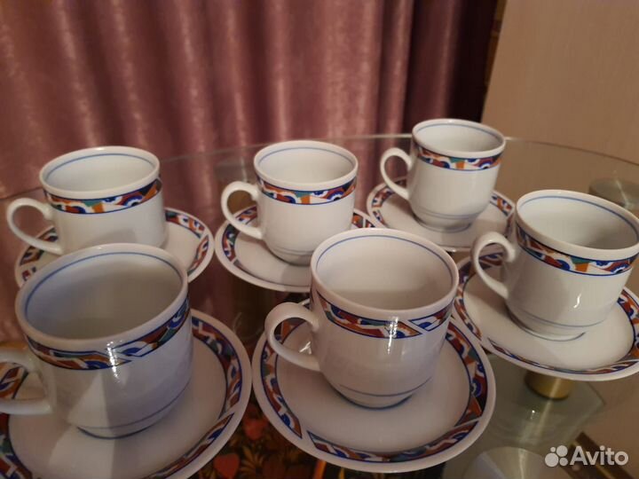 Набор кофейных чашек СССР