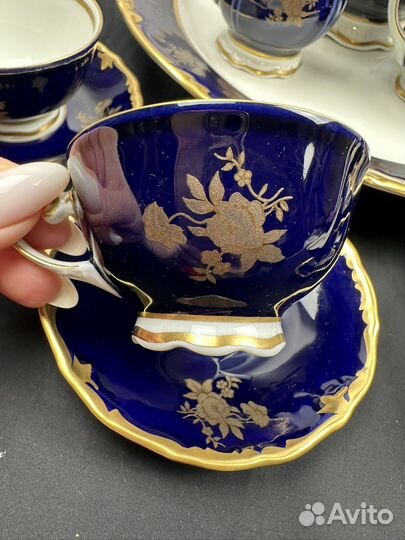 Красивый кофейный сервиз Reichenbach