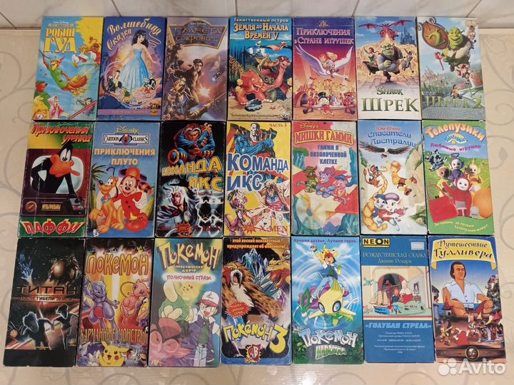 Мультики от еа и др. / 17 мая / видеокассеты / VHS