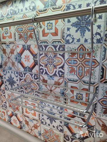 Полка навесная для кухонного рейлинга