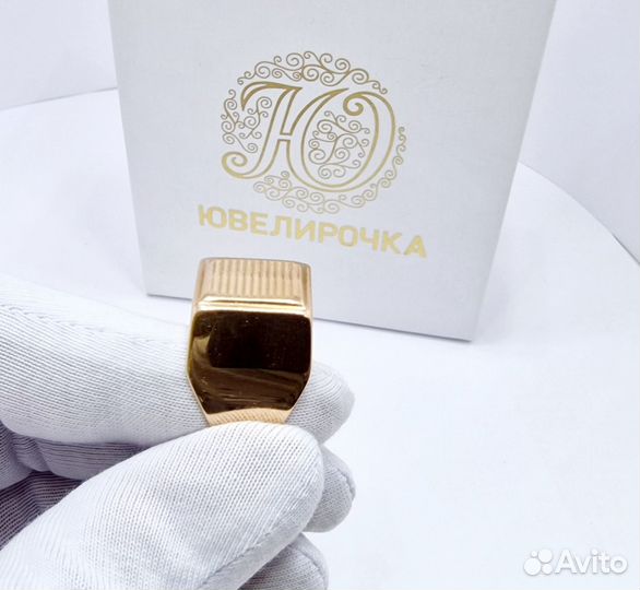 Золотая печатка 8,2гр / кольцо