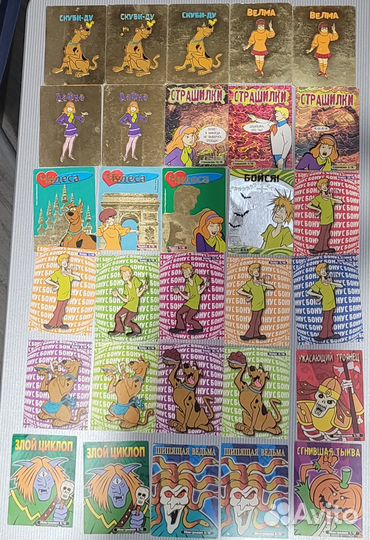 Карточки Скуби-Ду - 126 карточек