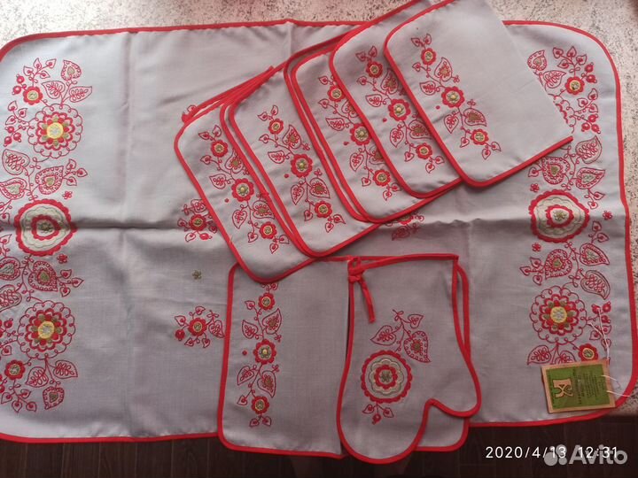 Настольный чайный изо.комплект СССР 79г