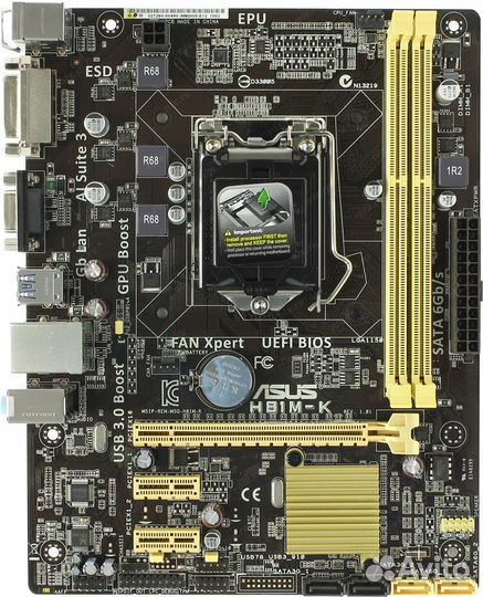 Asus H81M-K LGA1150 H81 microatx 2DDR3