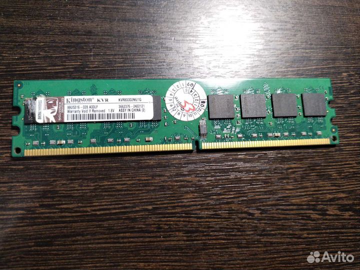Kingston KVR800D2N6/1G ddr2