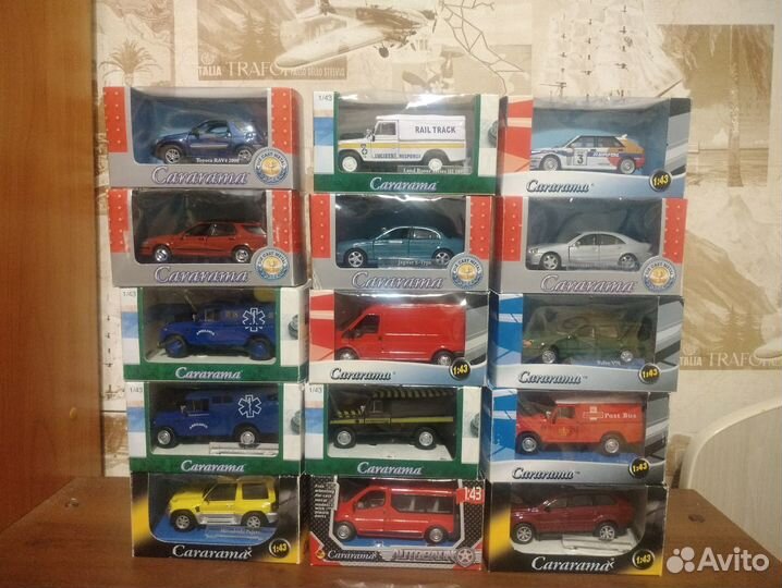 Cararama, Welly, Kinsmart и др