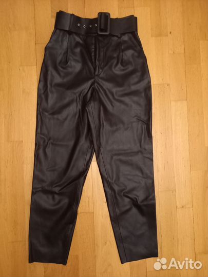 Брюки кожзам