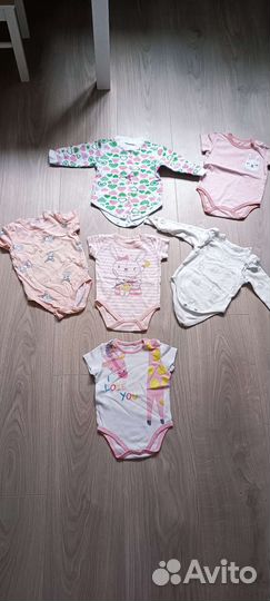 Пакет вещей на девочку 0-9 мес