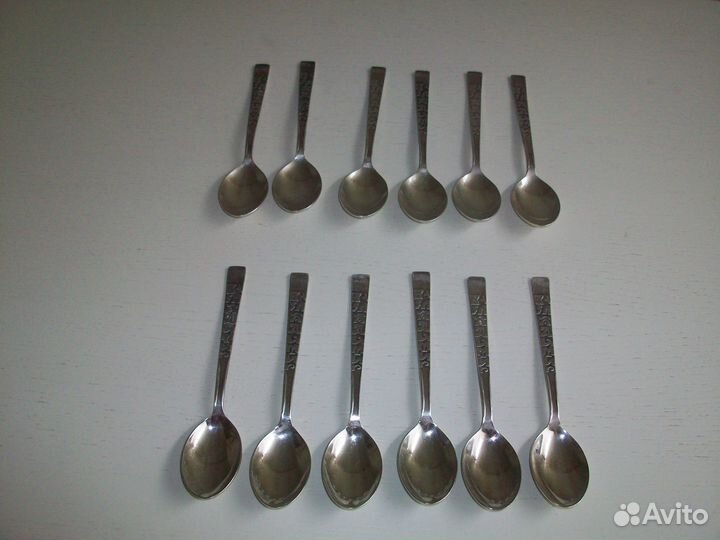 Ложки чайные мельхиоровые 